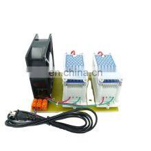 Integrated 220v Ozone Generator 20g With Fan Ceramic Ozone Plate With Circuit European Standard Plug Wires 1.5m For Fan Cooling