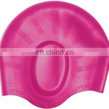 Silicone Ear-Protector Swimming Cap Unisex Swimming Cap Can Print Logo Adult Silicone Swimming Cap thumbnail-5