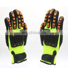 Heavy Duty Mechanic Work Gloves Anti Cut Lumbering Safety Gloves TPR Protector Impact Gloves For Running Chainsaw thumbnail-2