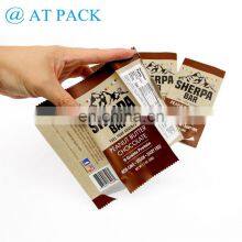 Heat Sealing Laminated Material Matte Heat Seal Energy Bar Packaging Bag Chocolate Granola Bars Wrappers thumbnail-4