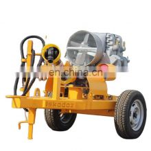 PTO Pneumatic compressors for blowdown of technological equipment machines flexible pipes with compressed air