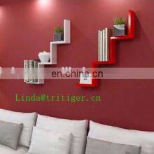 Hot Sale Wood Modern Curved Wall Shelf Shelves thumbnail-4