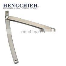 TX90-4 New Pattern Silver Chrome Coated Stainless Steel Door Stop thumbnail-2