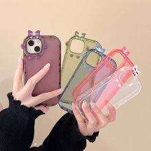 Amazon Hot Selling Smart Cartoon Lens 13 / 14 Macarone For I Phone 11 / 12 Pro Max Fall Proof 2d Tpu Sublimation Phone Case