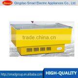 Sliding Glass Door Chest Island Freezer for Supermarket