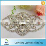 Glitter Crystal Rhinestone Applique for Lady Dress thumbnail-2