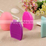 High quality wholesale silicone makeup brush cleaner brush egg,Silicone Cosmetic Clean Tools