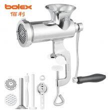 Tabletop Stainless Steel Manual Hand Meat Mincers Choppers Grinders #5 #8 #10 #22 #32 Produced by Bolex Cutlery China thumbnail-5