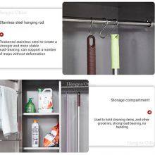 Modern White Versatile Utility Cabinet With Towel Bar and Ventilated Design for Industrial Facilities and Maintenance Rooms thumbnail-4