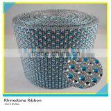 24 Rows 10 Yards Crystal Plastic Rhinestone Trimming By Roll Loose thumbnail-2