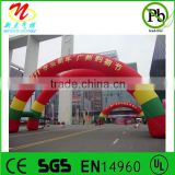 Event decoration inflatable arches decorative inflatable double archway