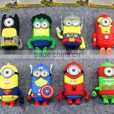 (Hot) 2016 Wholesale Cheap Despicable Me Power Bank Customize Mini Power Bank Cartoon Power Charger