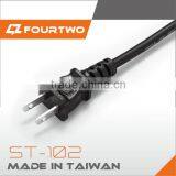 Hot Sale ac Power Cord for Tv, 2 Pin Longwell ac Power Cord
