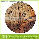 Wooden Wall Mounted Clock Shop Decoration