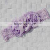 Fashion Baby Lace Flower Headband Infant Headband Toddler Headband Navy Blue Headband Baby Flower Hair Band Wh-1738 thumbnail-5