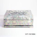Fancy Handmade Mother of Pearl Inlaid Jewelry Box thumbnail-3