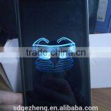 Creative Gifts el Wire Shutter Glasses Red Yellow Blue Pink Sound Active el Sunglasses for Christmas Party Wedding Decoration thumbnail-4