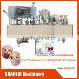 Good Character Fully-automated Ice Cream Cup Filling Sealing Machine