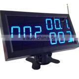 Wireless Waiter Call System for Restaurant With K-4-C-Blue Led Digital Receiver and K-M Table Button for Customer thumbnail-2
