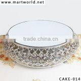 Wholesale Silver Crystal Wedding Cake Stand,bowl Shaped Decorative Cake Stand for Wedding Cake for Wedding Decoration(CAKE-014) Quality Choice