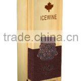 Chinese Customized Single Bottle Wood Wine Box thumbnail-2