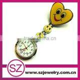 Top Quality China Movement Heart Shaped Nurse Pocket Watch With Nurse Watch thumbnail-1