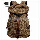 Outdoor Mountaining Hiking Backpack Bucket Bag/good Cotton Canvas Backpack Bag