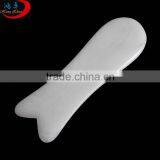 Chinese Jade Gua Sha Board Natural Female Body Massage Small Gemstone Handy Portable Body thumbnail-1
