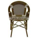 Bamboo Look French Rattan Bistro Chair thumbnail-6