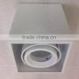 White Square Mr16/G10 Surface Mounted Lighting Fixture Lighting Parts