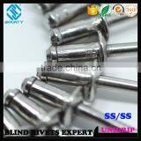 QUALITY FACTORY HIGH SHEAR AND TENSILE STRENGTH 316 STAINLESS STEEL UNI-GRIP BLIND POP RIVETS thumbnail-1