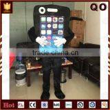 Best Price Outdoor Advertising Walking Lovely Mobile Phone Mascot Costume thumbnail-4
