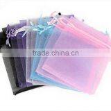 10x15cm Purple 100 Organza Gift Bags Wedding Party Jewellery Storage Pouches thumbnail-2