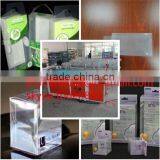 PP clear box hot melt glue machine