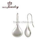 Anti-tarnish 925 Sterling Silver Puffed Teardrop Earrings Daily Wear Earrings thumbnail-1