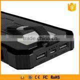 Hot Sale in Amazon Waterproof 12000mAh Solar Mobile Charger thumbnail-5