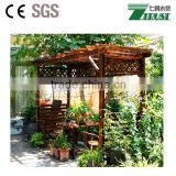 WPC Materials Factory Outlets Outdoor Cheap Pergola used in balcony