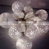 Solar Plastic Christmas/snowflake Ball String Light Holiday Decoration Led String Light SO4806R