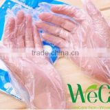 Disposable household plastic PE gloves