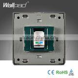 2015 China Hot Sale Wholesaler Wallpad Luxury Wall Light Switch Panel Telephone TEL Socket thumbnail-4