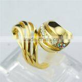 2014 New Fashion Stainless Steel 1 Gram Gold Ring thumbnail-1