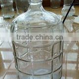 19L large capacity round glass carboy