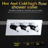 Sanitary Fitting High Quality Hot Cold Mixing Water Valve 2 Way Diverter Water Flow Shower Controller thumbnail-1