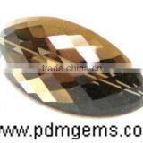 Smoky Quartz Watermelon Slice Cut Faceted For Finger Gold Rings From Wholesaler thumbnail-1