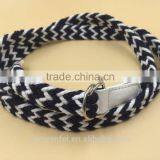 Double D Rings Rope Belt With PU Covered thumbnail-1