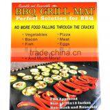 Set of 5 Non-stick BBQ Grilling Sheets, Heat Resistant, Works on Gas, Electric, Charcoal Grills and More thumbnail-1