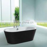 popular oval simple bathtub,best acrylic massage bathtub