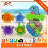 Happy bath time animal toys shower water set for baby