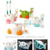 Sand Timer With Brush Holders