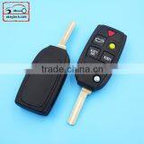 High Quatity Volvo Flip Remote Key Shell Car Key Volvo Flip 5 Button Remote Key Shell thumbnail-2